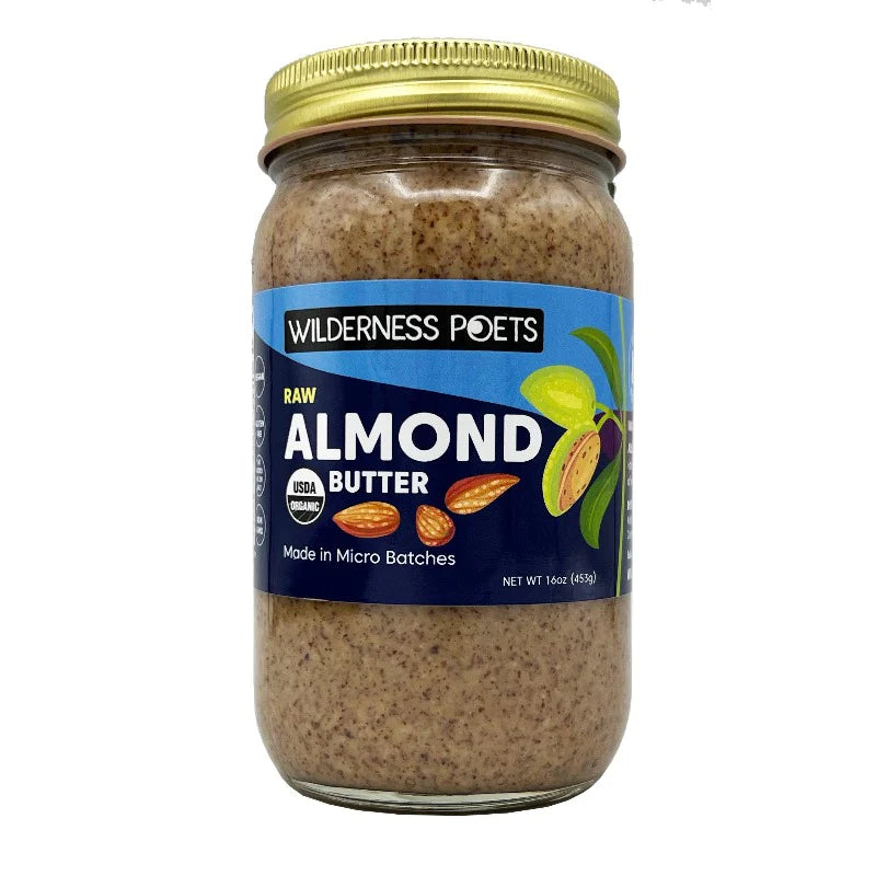 ALMOND BUTTER, RAW, ORGANIC, CREAMY 16 OZ