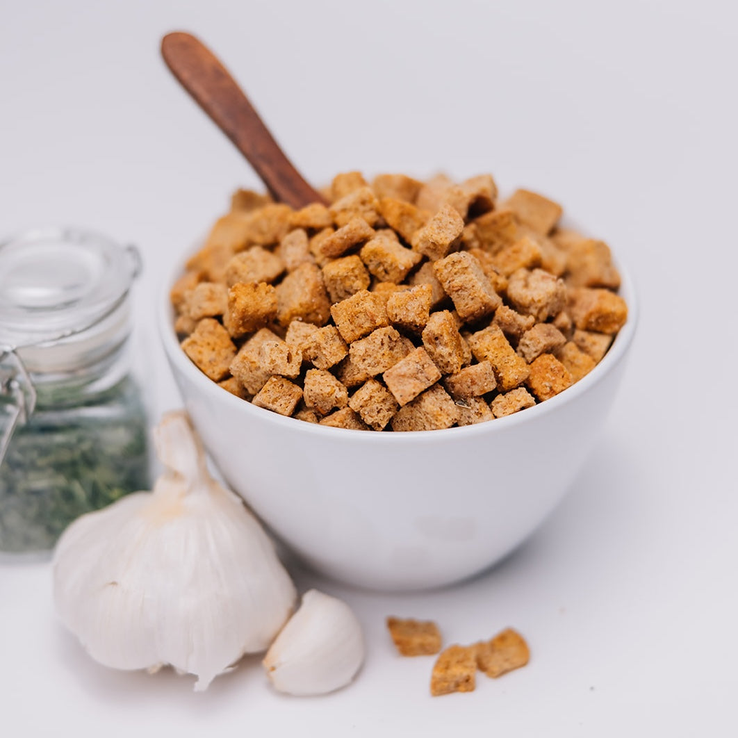 Garlic Crunchies, Gluten-Free 20 oz (Pack of 4 × 5 oz Containers)
