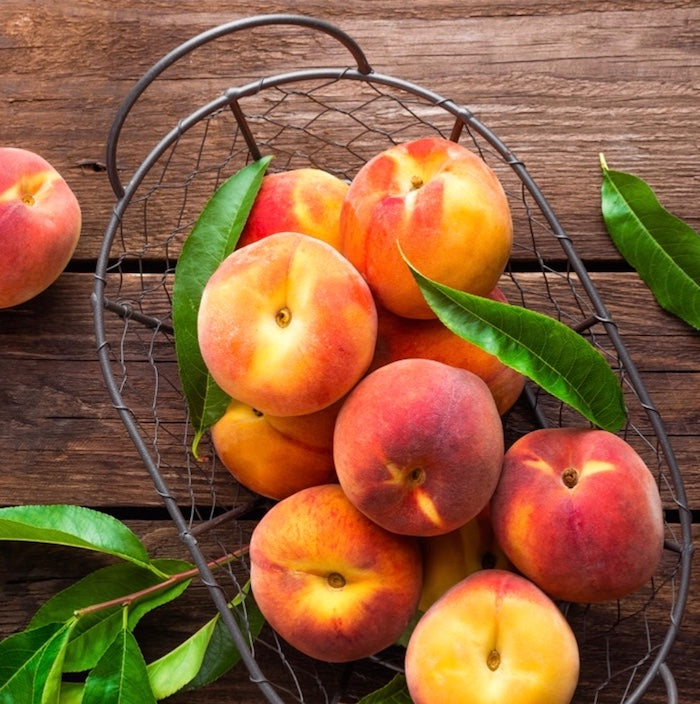 FRESH GA PEACHES, IPM, FREESTONE, NUMBER 1, 25 LB Box