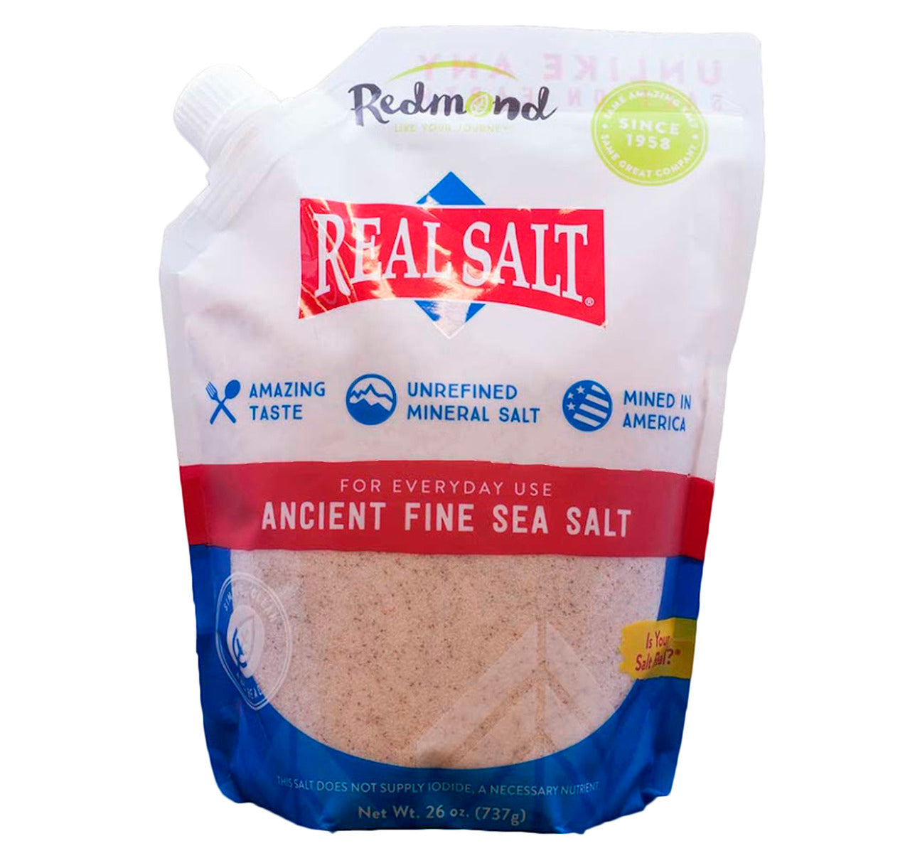 REAL SALT, REDMOND, 26 OZ