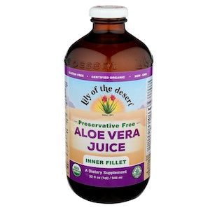 Aloe Vera Juice Inner Fillet, Lily Of The Desert, 32 OZ