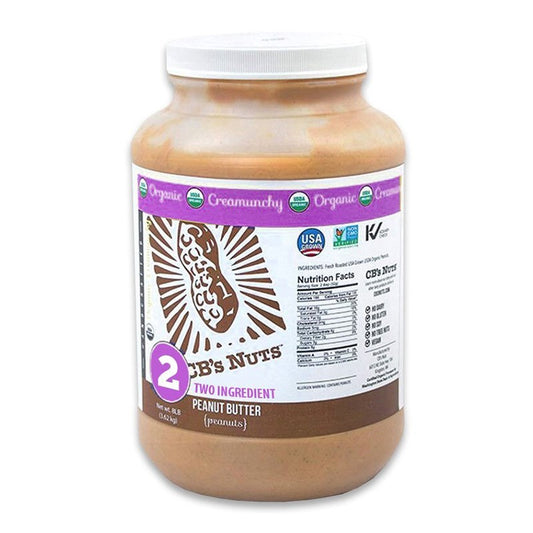 CB'S PEANUT BUTTER, CREAMUNCHY, Salted, ORGANIC, 8 LB