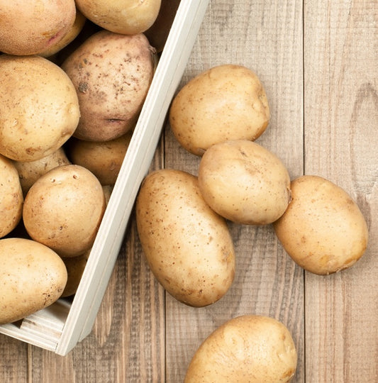 BEYOND ORGANIC KENNEBEC WHITE POTATOES, APPROX 25 LB